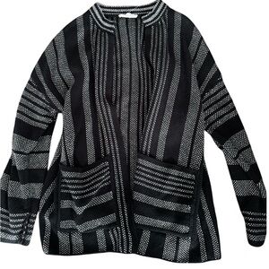 Lovestich‎ Black and White Sweater, Cotton, Size M/L, Casual, Comfort, EUC